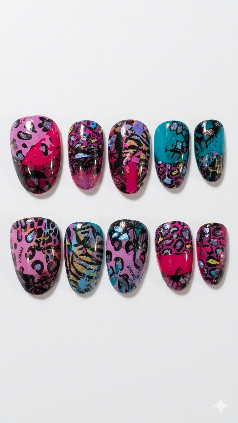 Magenta & Teal Wildcats